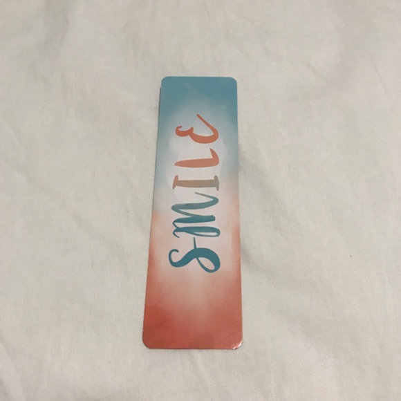 A Positive Attitude Will Lead to Positive Outcomes Bookmark Double Sided Smile - Picture 2 of 2